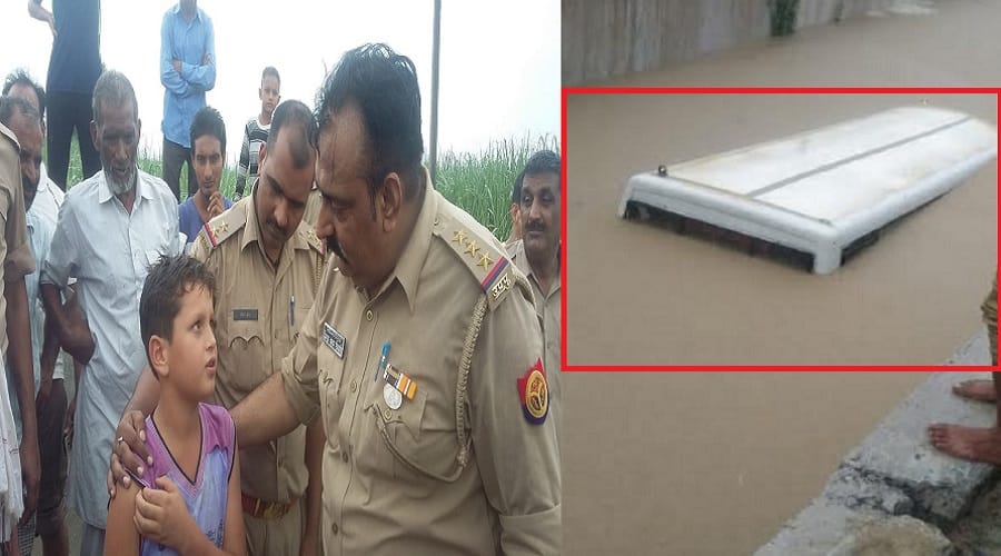 Heavy rains in Meerut, school bus sank, SSP took information from Mamla