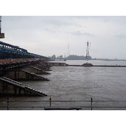 the water level of ganga is below the danger mark