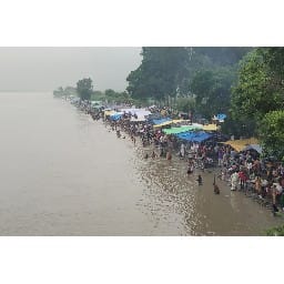 due to the faith set by the devotees