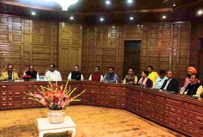 himachal bjp meeting under the chairmanship of mangal pandey at shimla