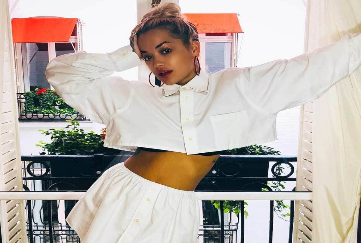 Rita Ora Goes Topless To Wish Happy Birthday To Her Friend