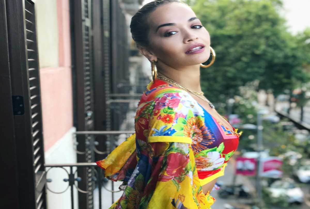 Rita Ora Goes Topless To Wish Happy Birthday To Her Friend