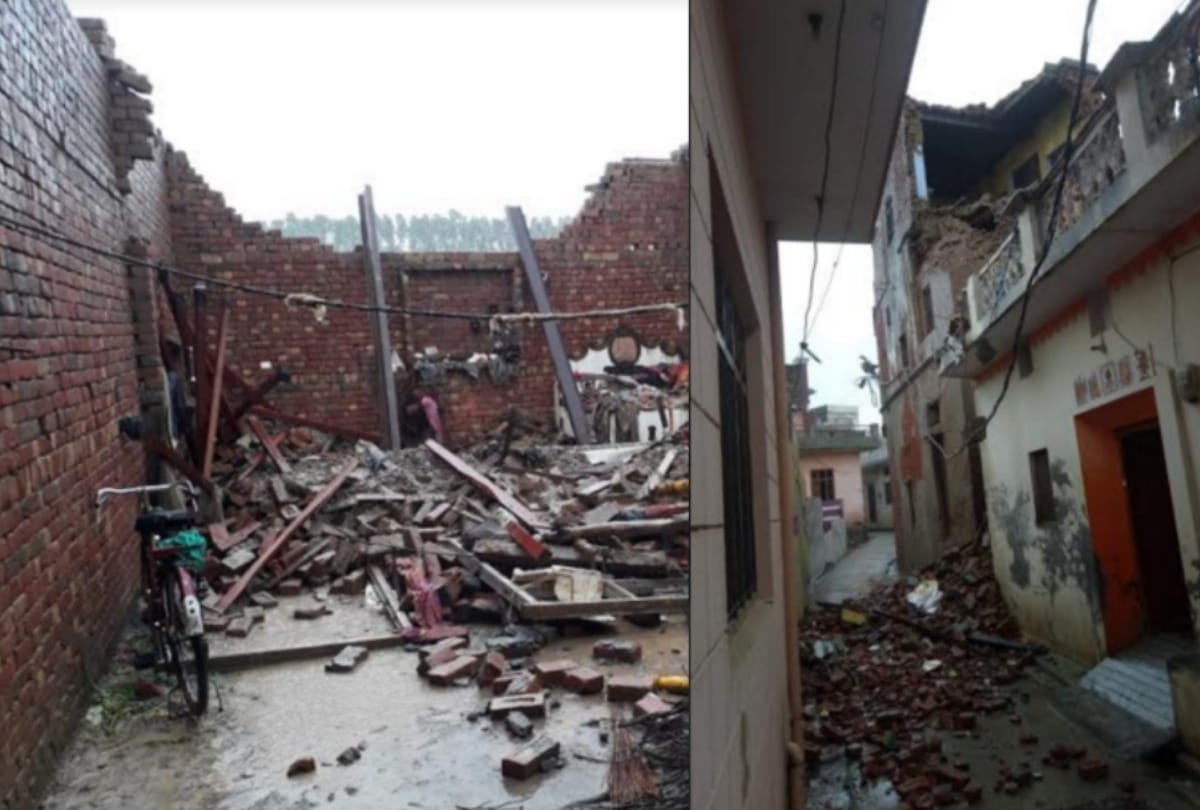   in Up Saharanpur Rain becomes death to whole Family many died including 6  children