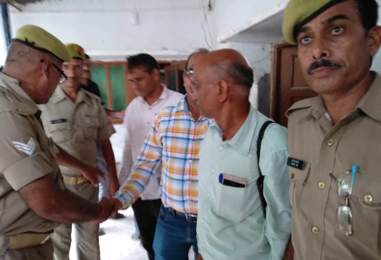 Varanasi Flyover accident setu nigam officers arrested