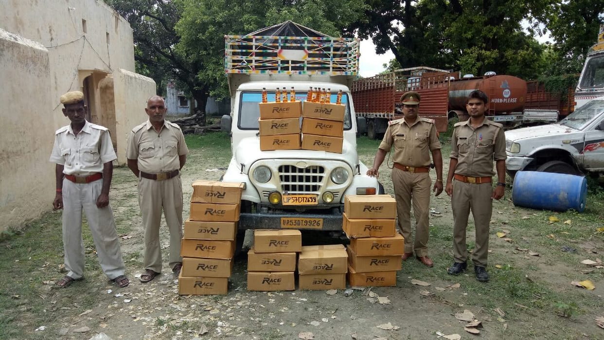 100 box illegal liquor recovered