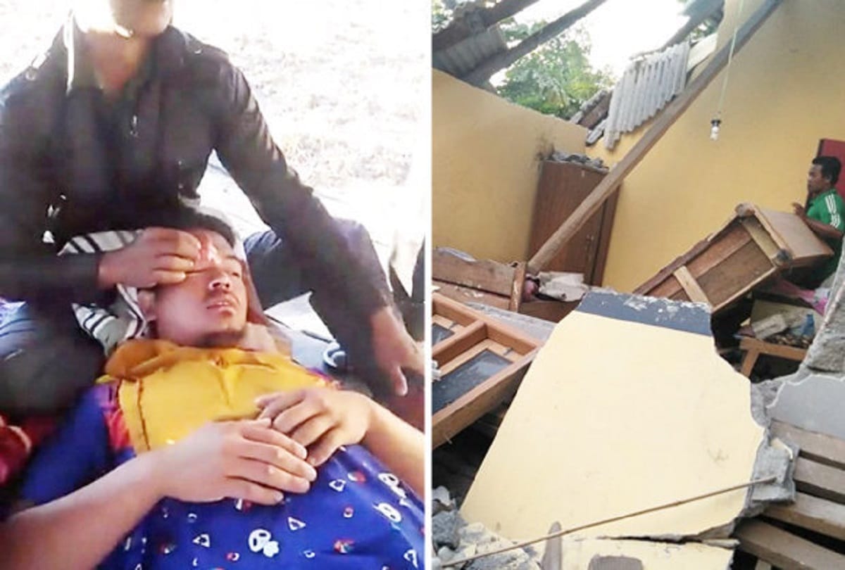 Indonesian island of Lombok devastated by powerful earthquake shocks