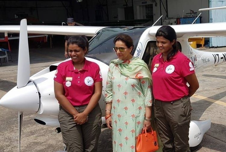 Two women pilots of the country will travel the world in 90 days,flying from Patiala