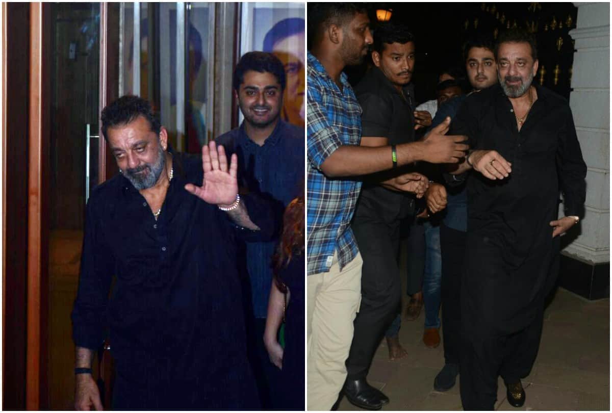 Sanjay Dutt birthday party at his home in bandra