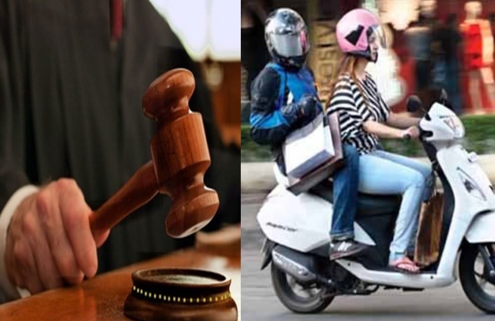 Helmets is compulsory for the last ride on two-wheelers