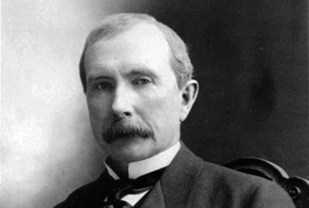 John D. Rockefeller- American oil industry business magnate, industrialist, and philanthropist