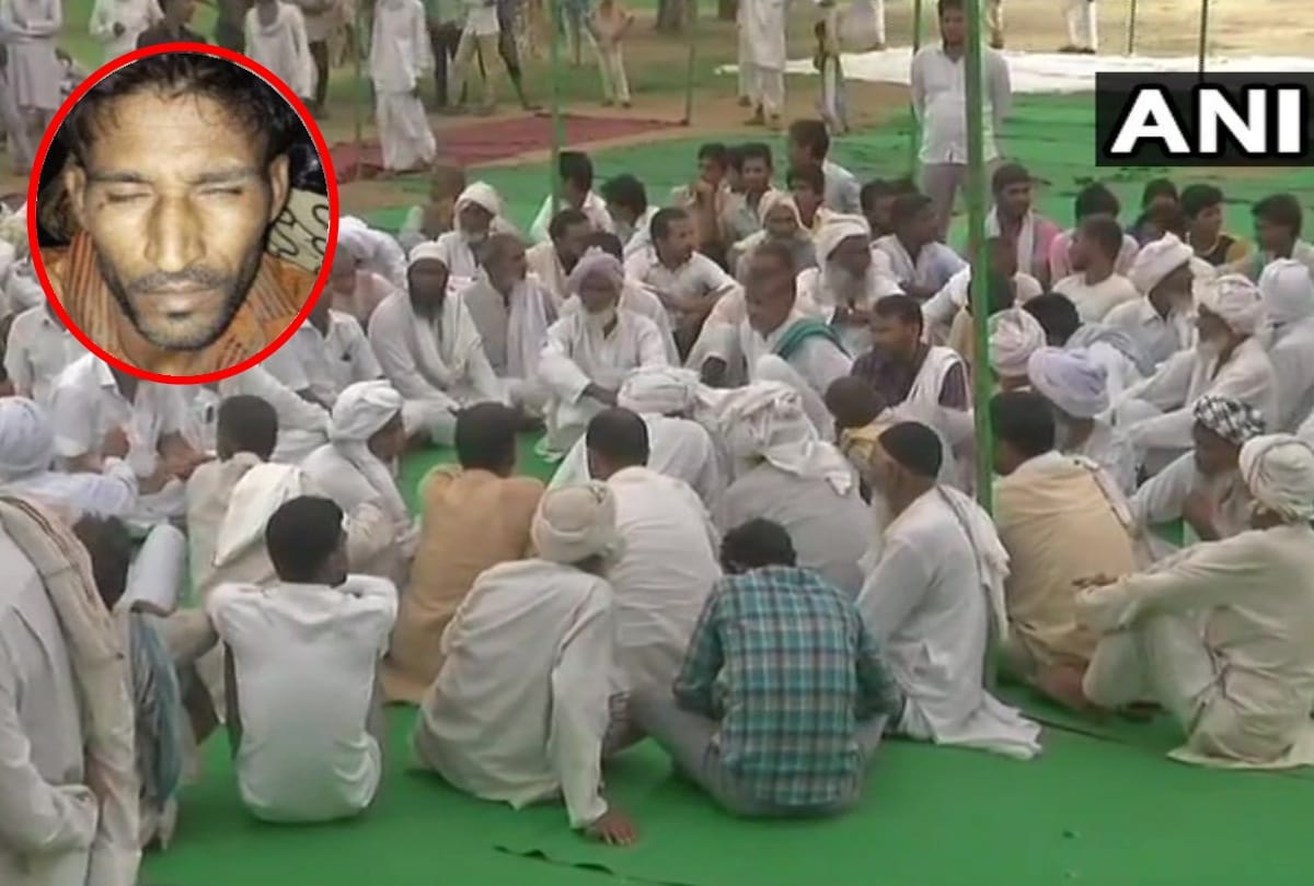 Maha panchayat of Meo Muslims Mewat in Kol village