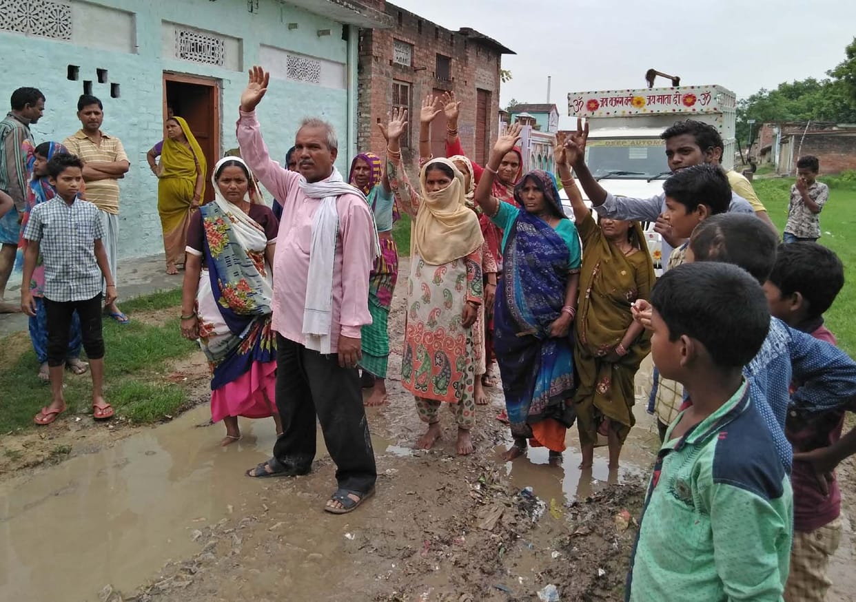 Villagers stricken by road accidents