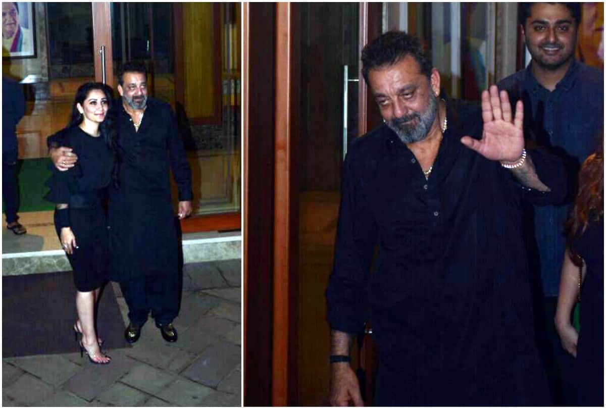 Sanjay Dutt birthday party at his home in bandra