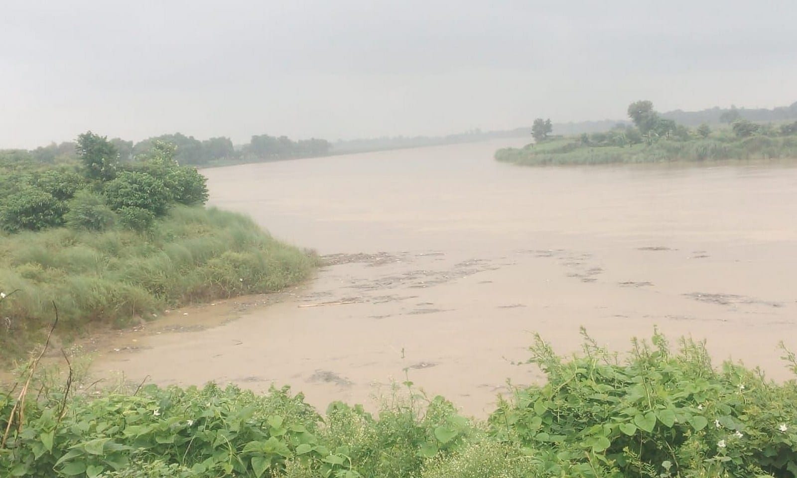 raiwala 300 families stuck in flood
