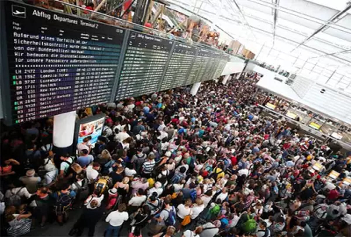 Germany Frankfurt airport closed, thousands of stranded passengers including many Indians