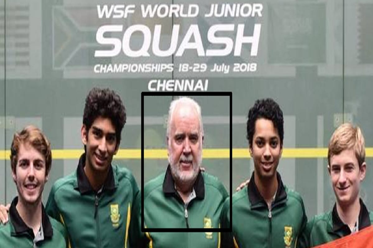 South African squash coach Graham Prior death during World Junior Championships in chennai