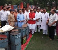 भाजपा प्रदेश अध्यक्ष ने की लोकार्पण समारोह के तैयारियों की समीक्षा