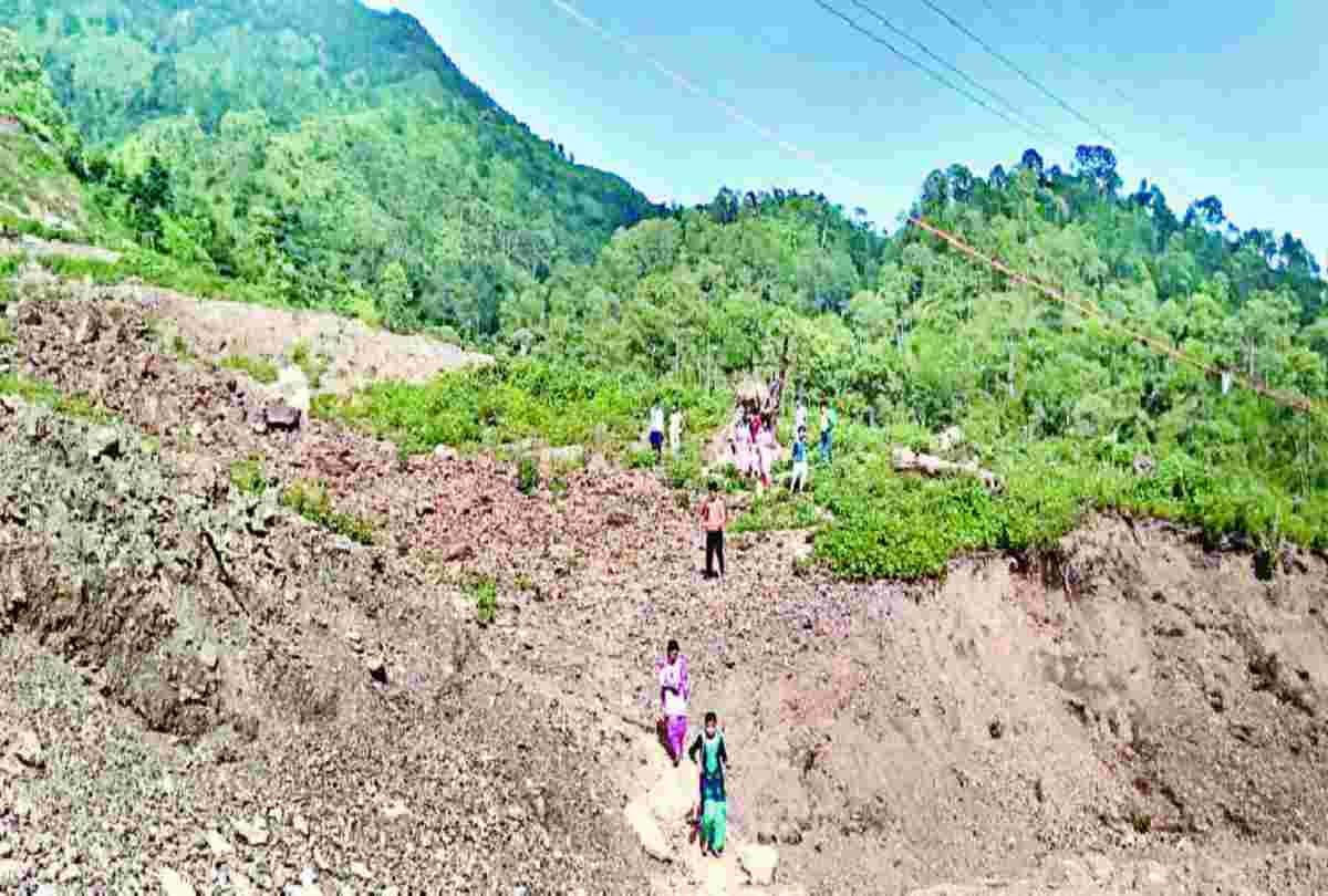 Landslide alert system saved lives of villagers at mandi himachal