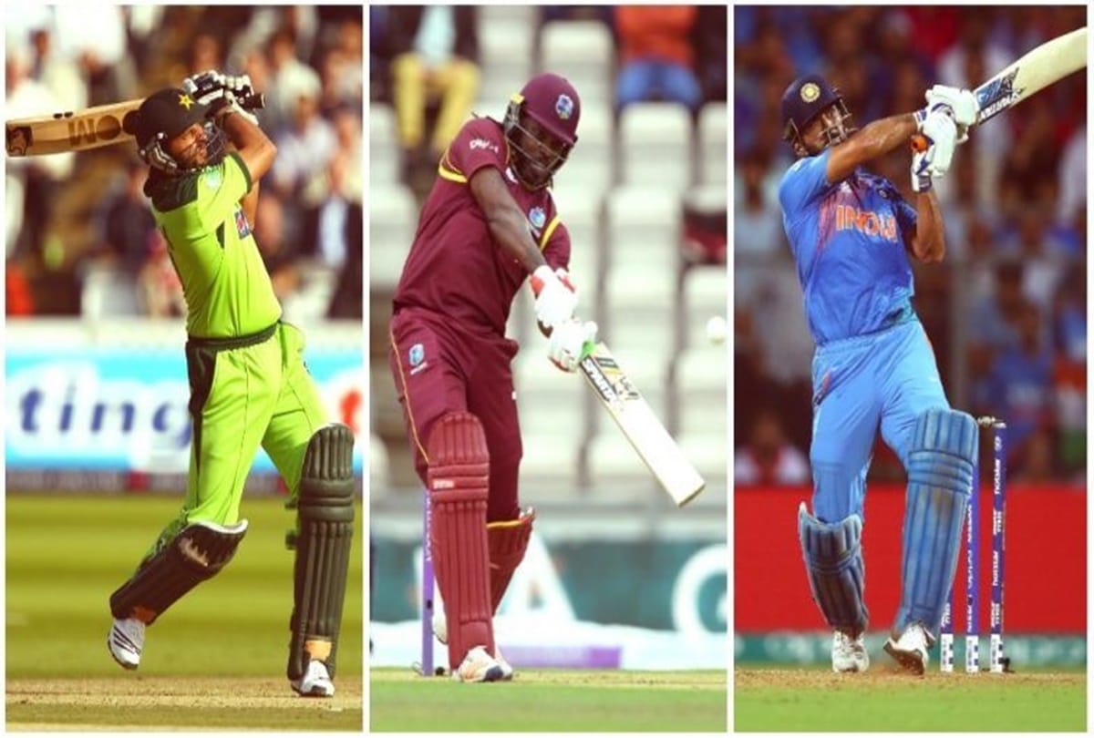 Chris gayle needs one more six to break Shahid Afridi Record For Most Sixes In International Cricket
