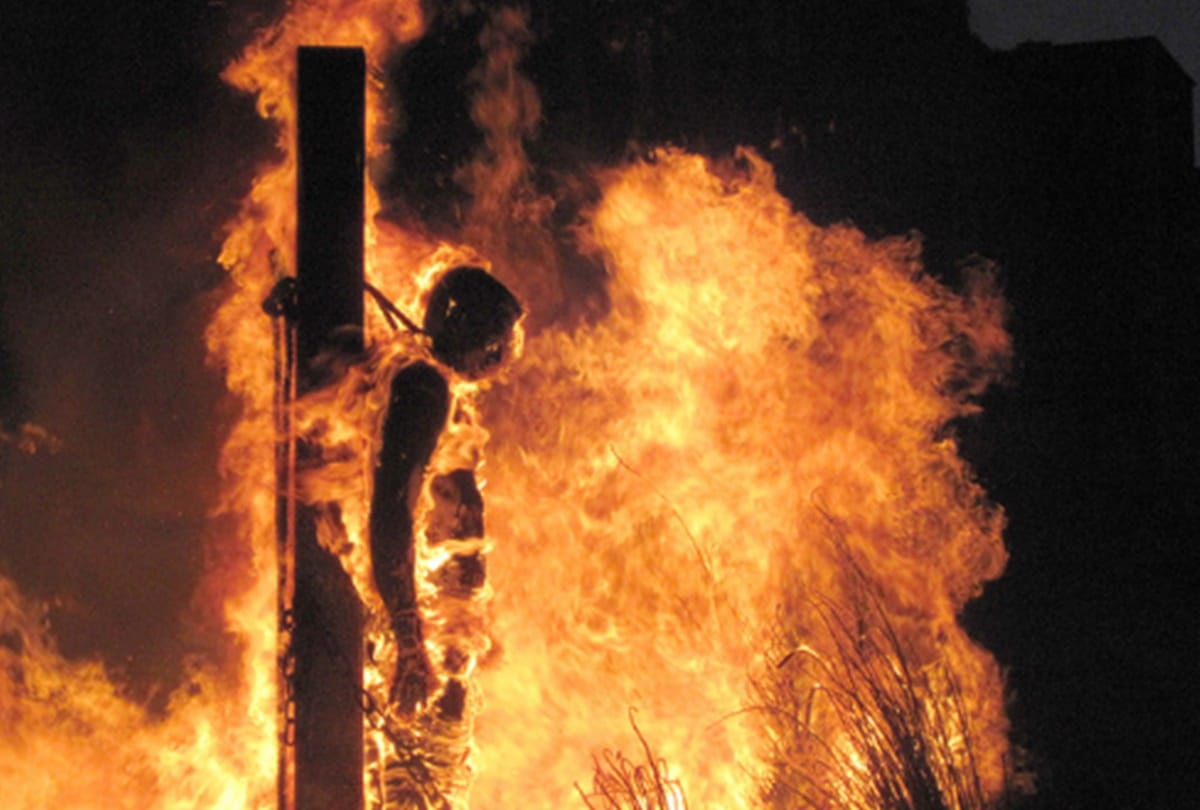 Women burnt partner alive after tying him to a cot over financial dispute