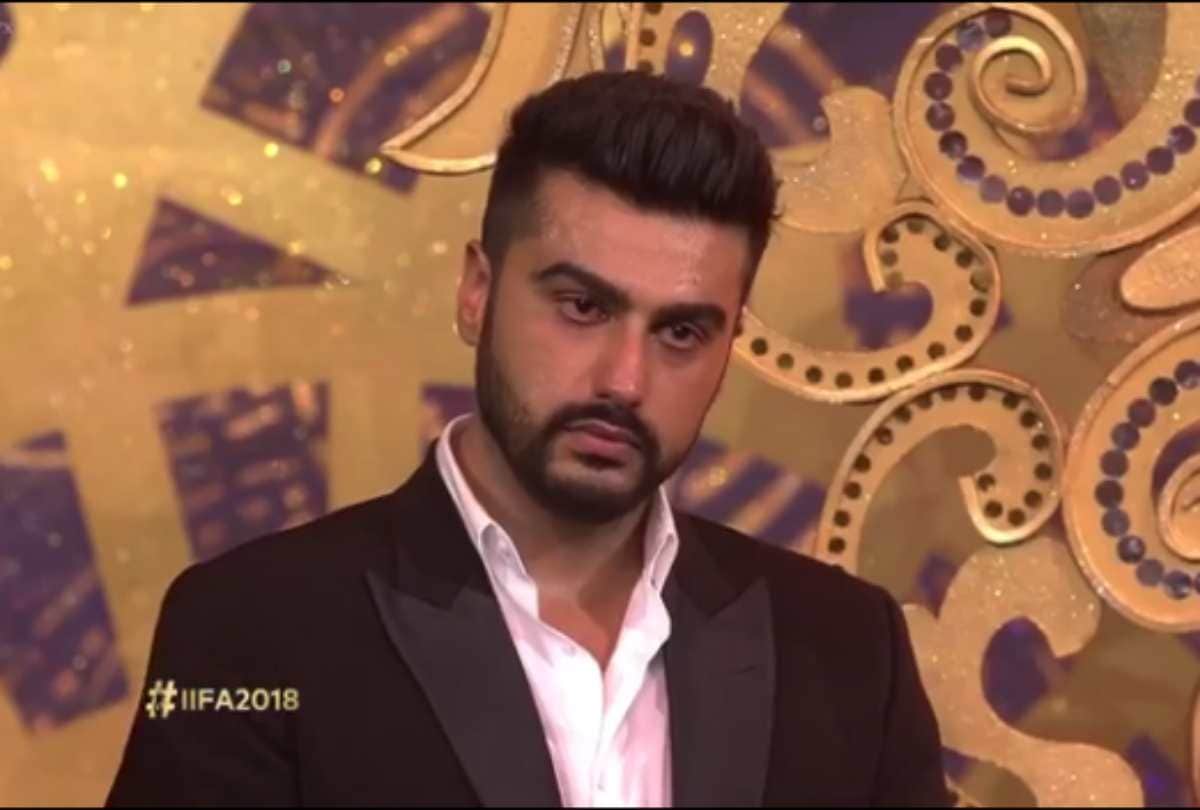 boney kapoor and arjun kapoor cried remembering sridevi at iifa award 2018
