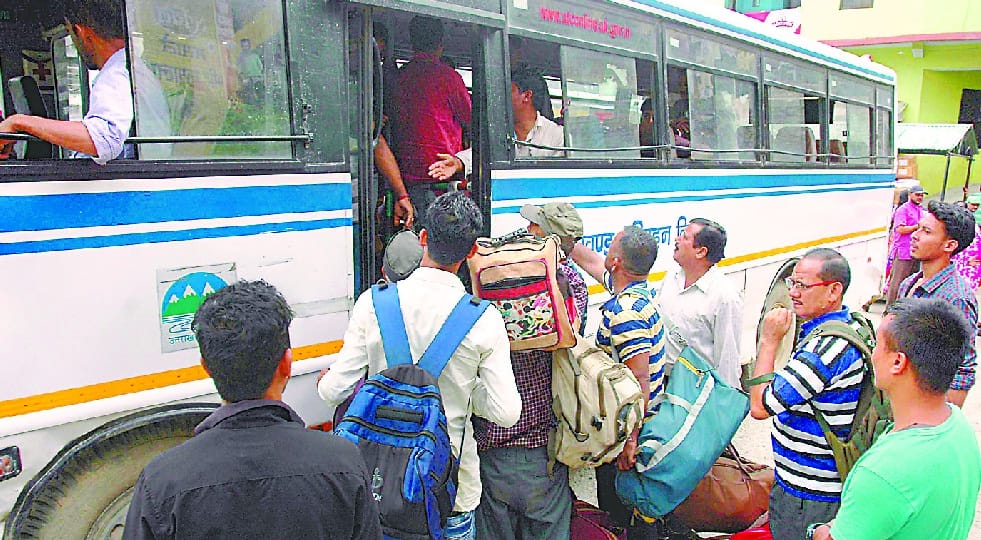 Operation of taxis in protest of the speed governor
