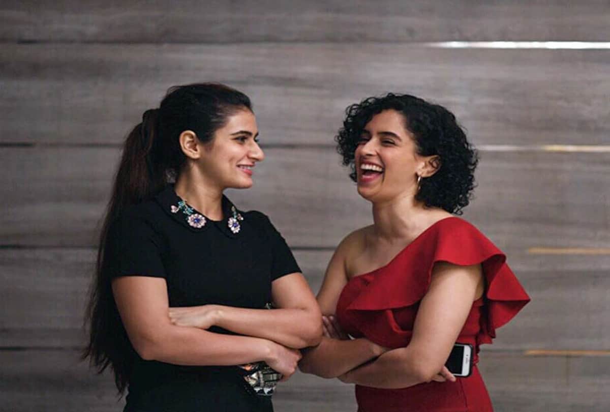 Fatima Sana Shaikh and Sanya Malhotra dancing on Nora Fatehi Dilbar song video viral