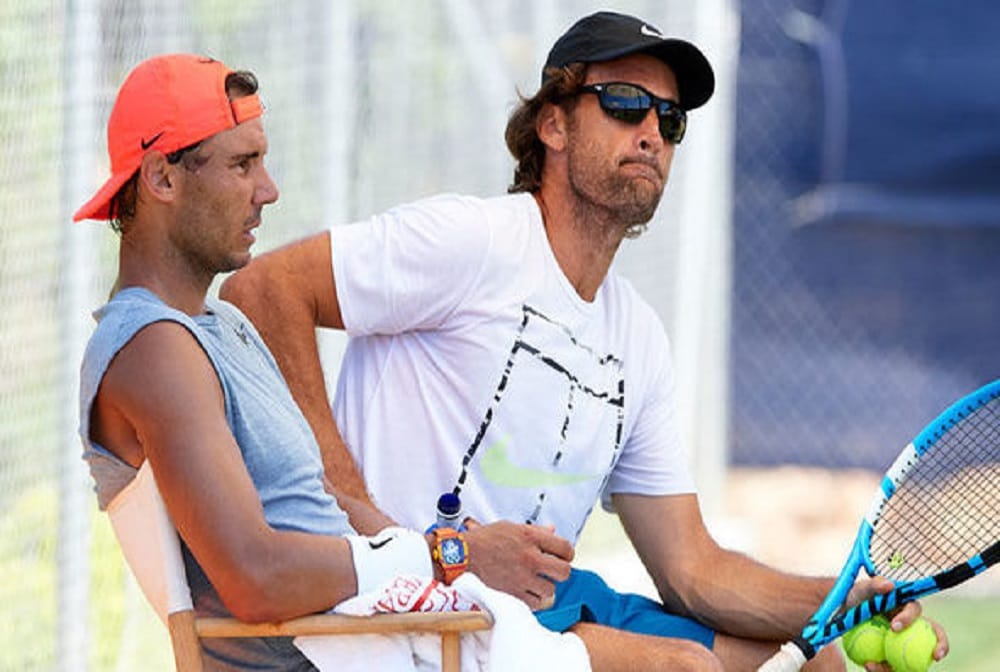 When Rafael Nadal says sorry after beats coach Carlos Moya 15 years ago