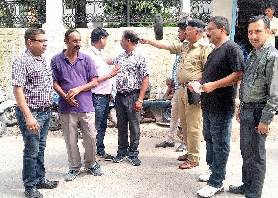 नाहन शहर में पार्किंग के नए स्थल चिन्हित