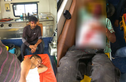 overspeed car collided with wall of bridge on yamuna expressway