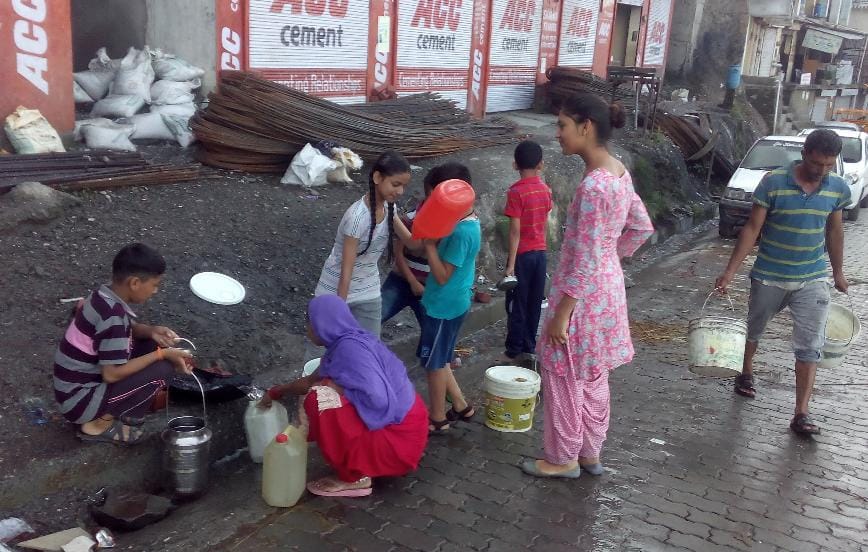 संगड़ाह इलाके के कई गांवों में जल संकट