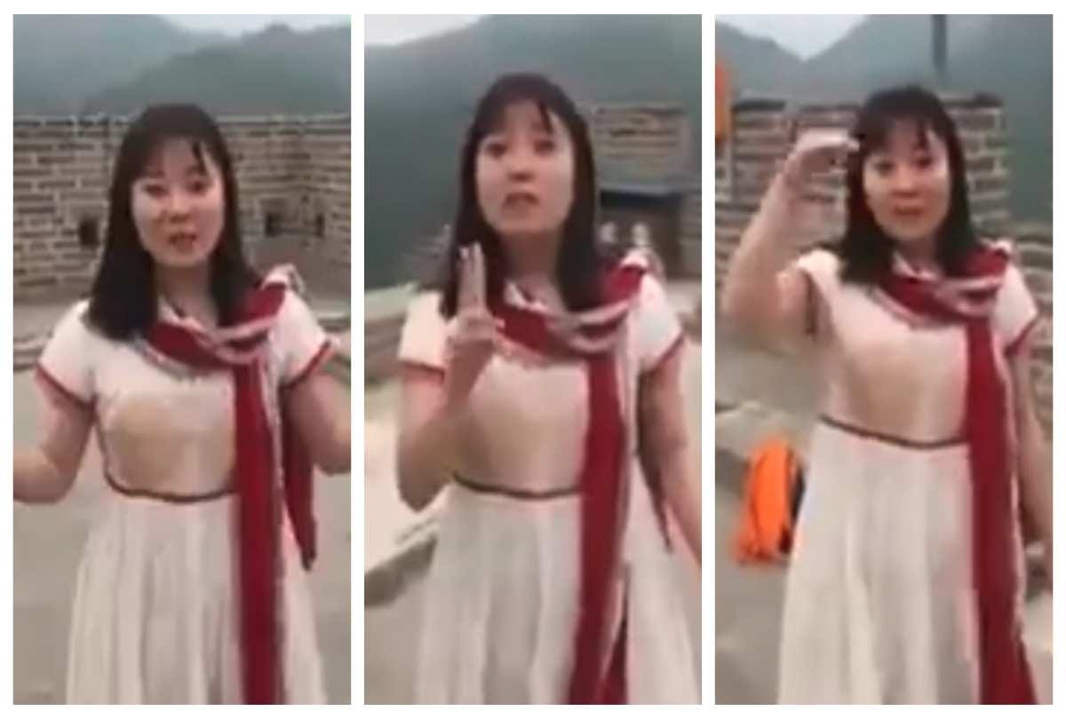 Watch Chineese Women Speaking Fluent Tamil From Great Wall Of China