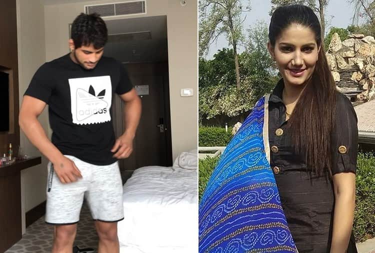 Chandigarh, Geeta Phogat Husband Pawan Dance on Sapna Choudhary Song