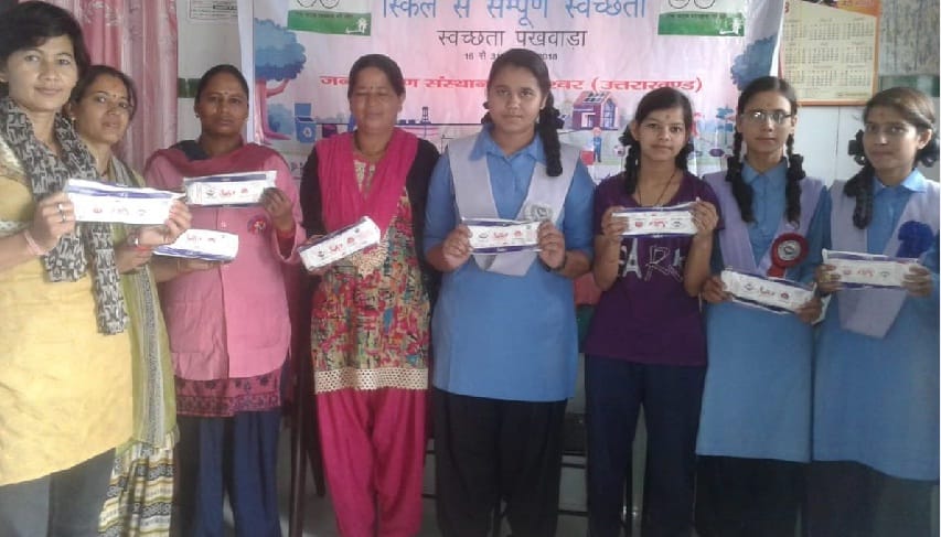 Awareness rally on sanitary pad