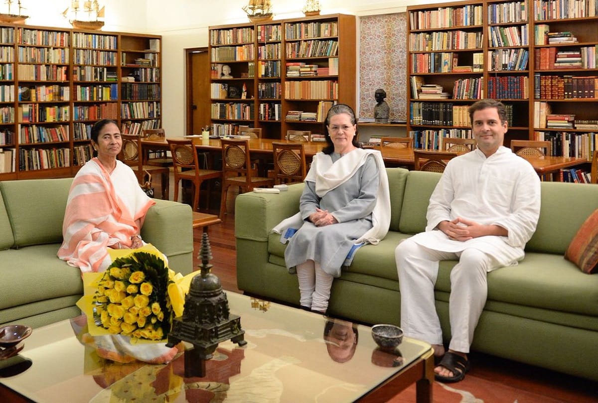 Mamata Banerjee meets Sonia Gandhi and Rahul Gandhi in Delhi