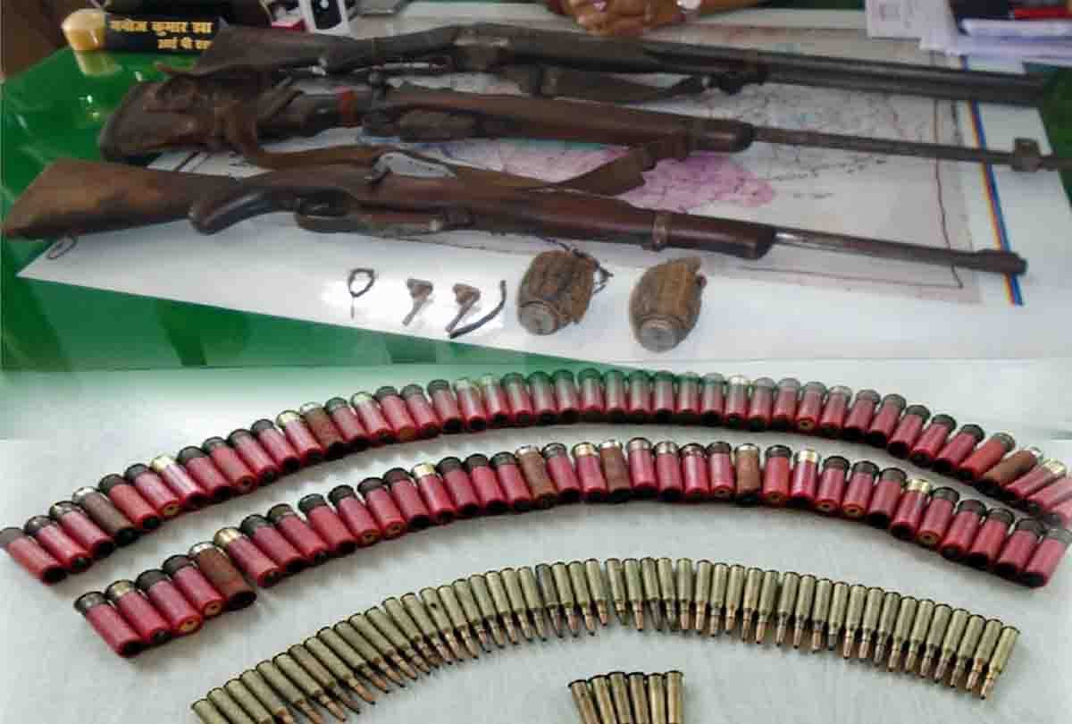 Daku Goppa gang's fire power recovered