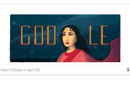 meena kumari 85th birthday celebrate by google doodle