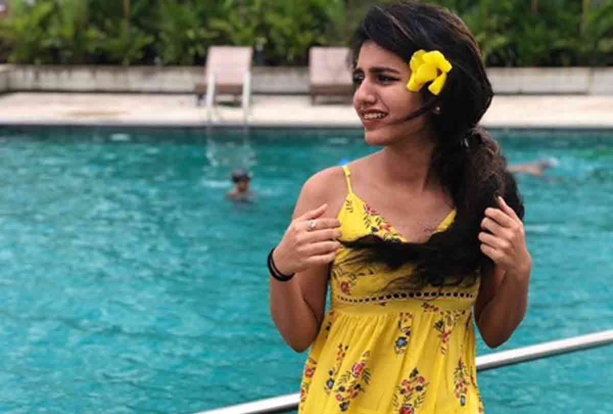 priya prakash varrier latest photos goes viral on internet in yellow dress