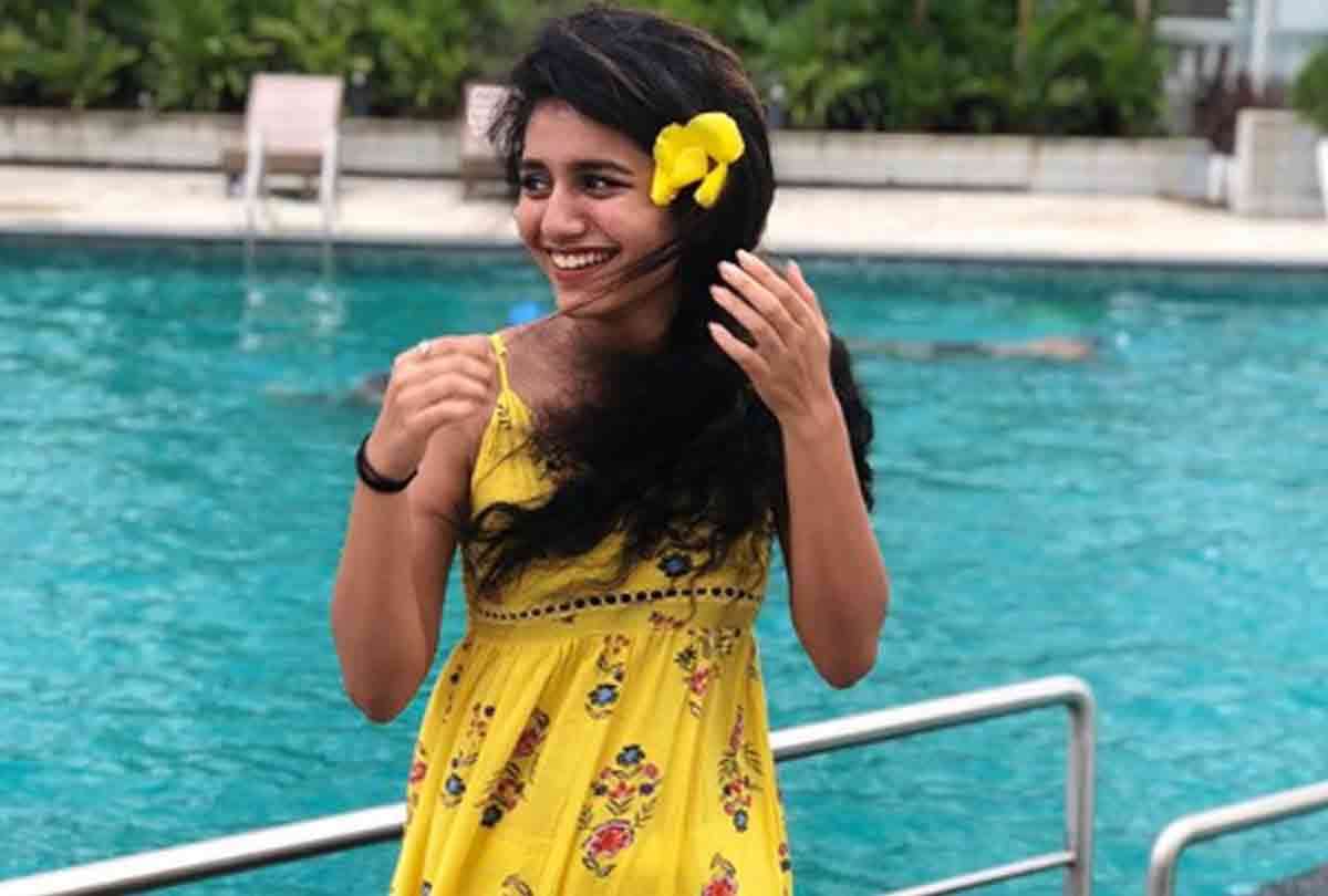priya prakash varrier latest photos goes viral on internet in yellow dress
