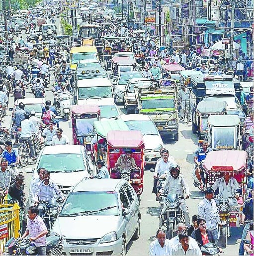 Traffic arrangements in the city