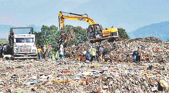 कूड़ा निस्तारण के लिए परसा जंगल में चिह्नित की गई जमीन