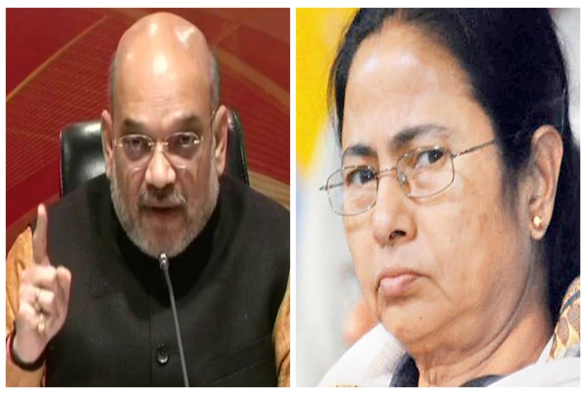 west bengal cm mamata banerjee trapped by BJP president Amit Shah!