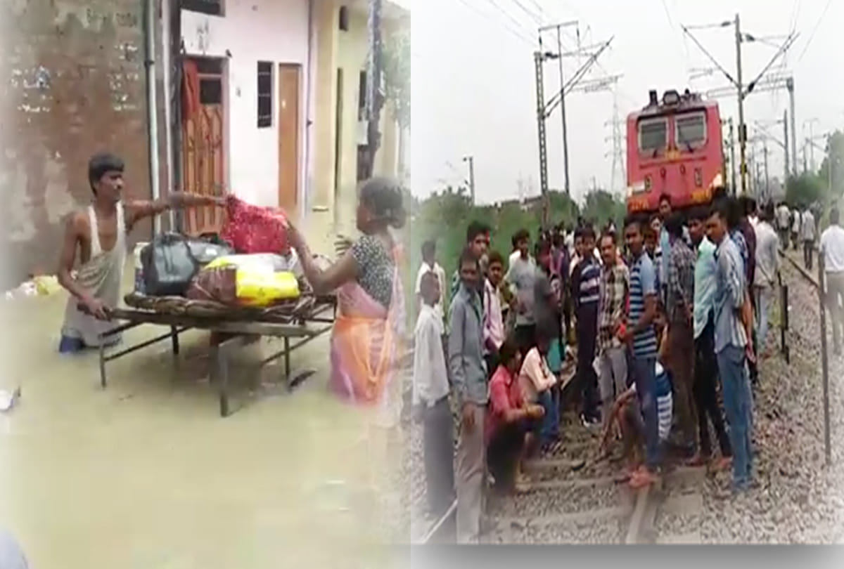 angry people stopped the train