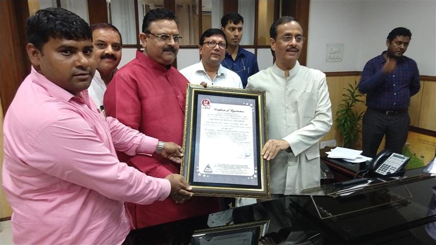 Hard painted ... Sitapur village is awarded ISO certificate