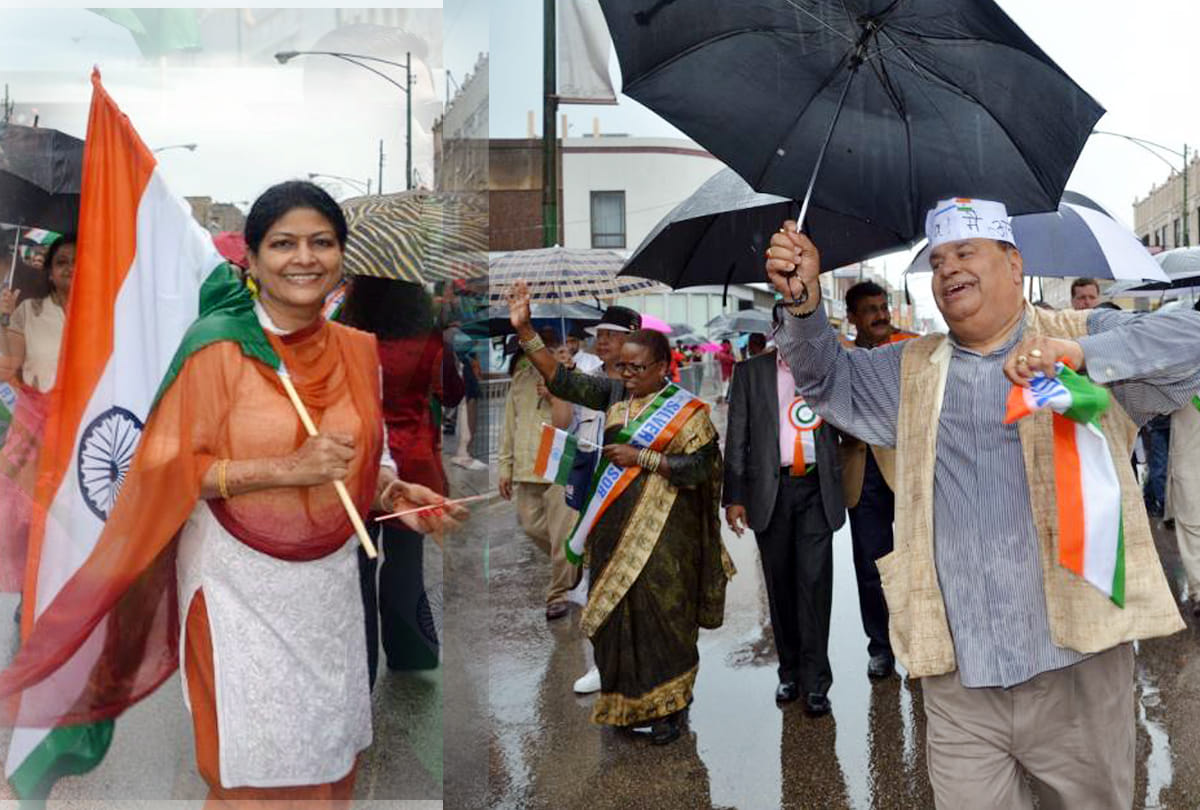 Independence Day celebration of India in America at Chicago city