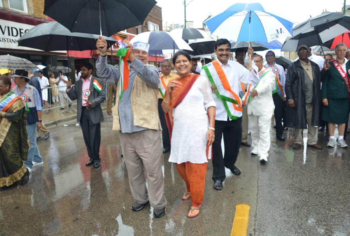 Independence Day celebration of India in America at Chicago city