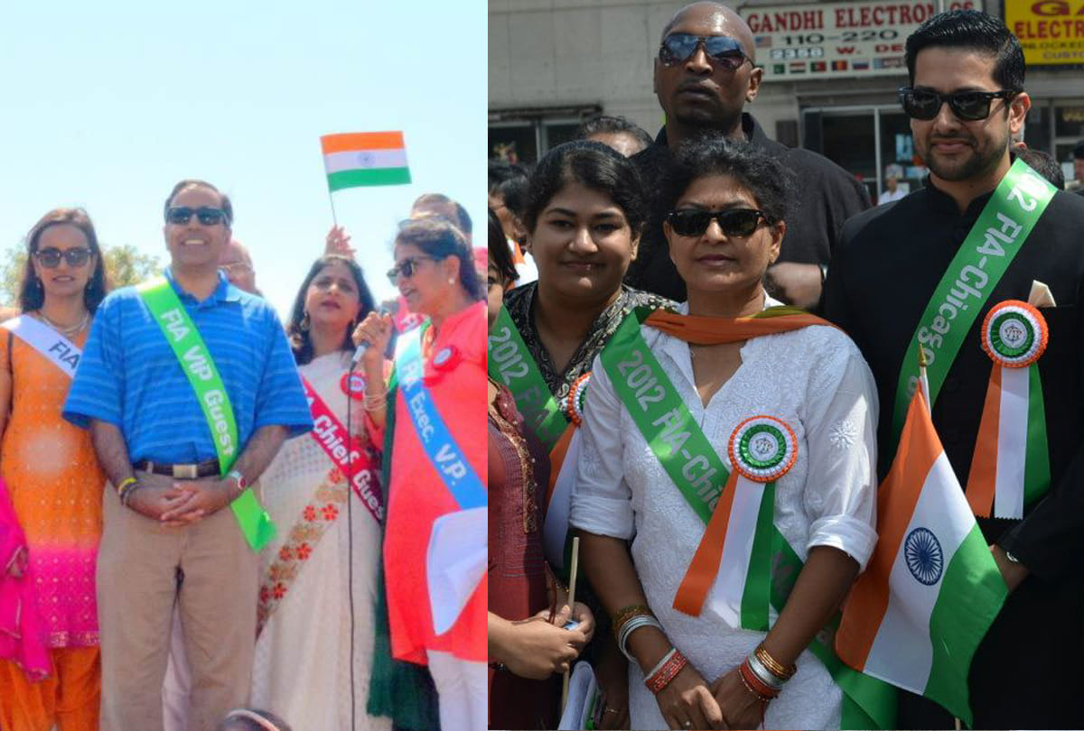 Independence Day celebration of India in America at Chicago city