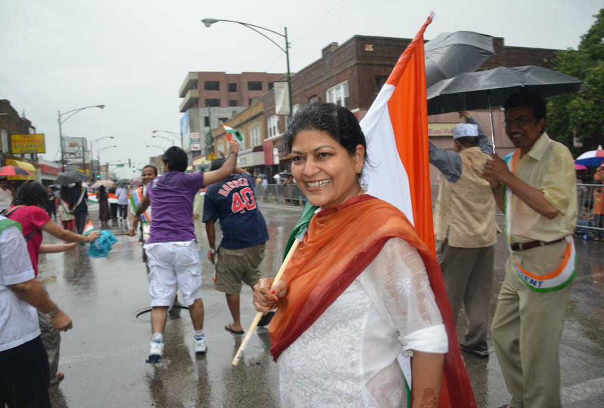 Independence Day celebration of India in America at Chicago city
