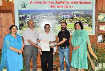 Nauni University prepared nutritious pasta made from Suji and Spinach