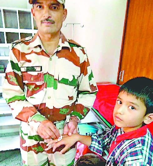 K. Mirthi injured child in attack of monkeys